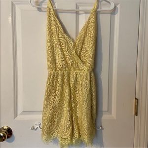 Fashion Nova Lace Romper